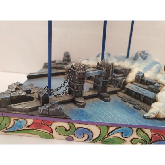 Disney Showcase Jim Shore Peter Pan Straight On Til Morning DAMAGE READ - Picture 4 of 14